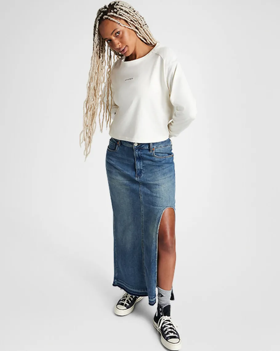Converse Boxy Long-Sleeve T-Shirt*Mujer Partes De Arriba Y Camisetas | Chaquetas Y Sudaderas