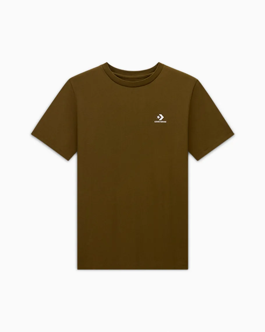 Converse Camiseta de ajuste estándar Go-To Embroidered Star Chevron*Hombre Partes De Arriba Y Camisetas