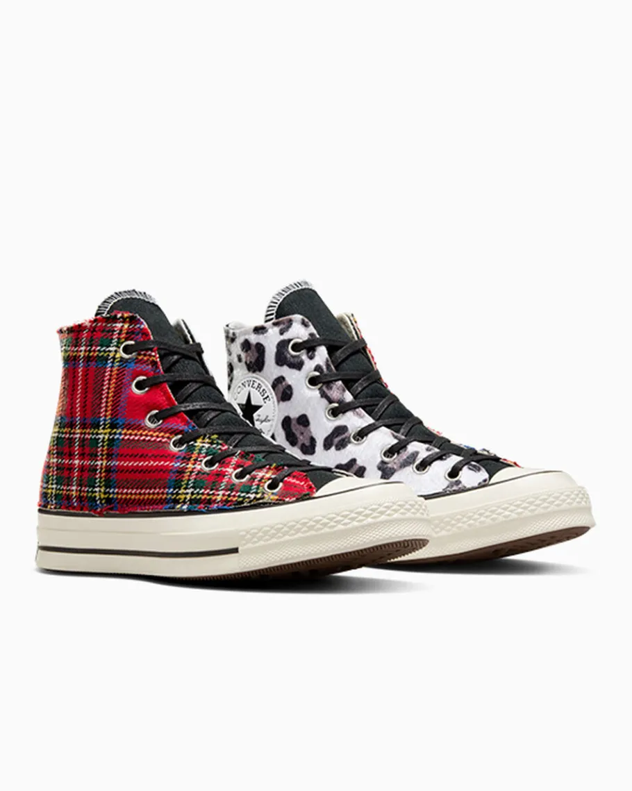 Converse Chuck 70 Cheetah + Tartan*Mujer Corte Alto