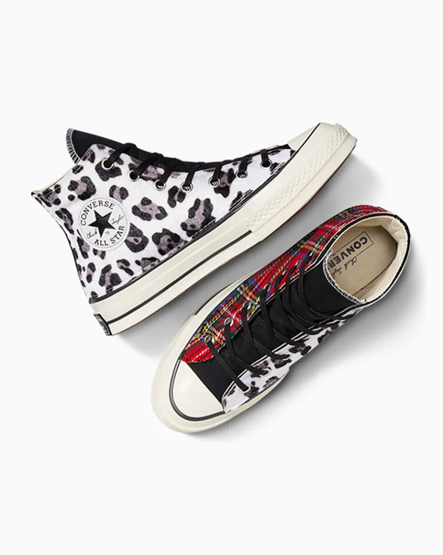 Converse Chuck 70 Cheetah + Tartan*Mujer Corte Alto