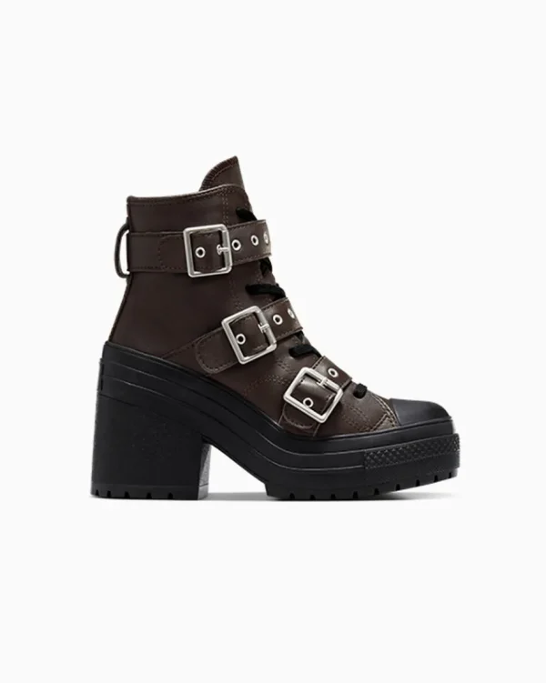 Converse Chuck 70 De Luxe Heel Leather & Buckles*Mujer Corte Alto | Botas