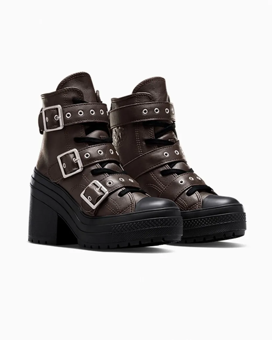 Converse Chuck 70 De Luxe Heel Leather & Buckles*Mujer Corte Alto | Botas