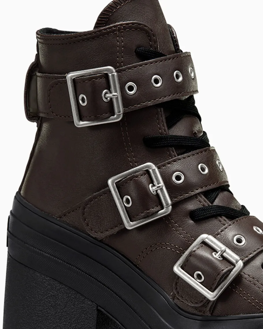 Converse Chuck 70 De Luxe Heel Leather & Buckles*Mujer Corte Alto | Botas
