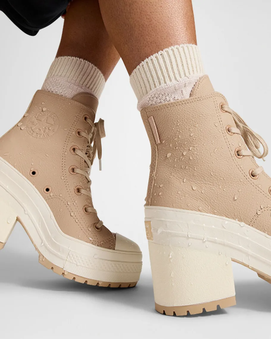 Converse Chuck 70 De Luxe Heel Platform Weatherized Leather*Mujer Corte Alto | Plataformas