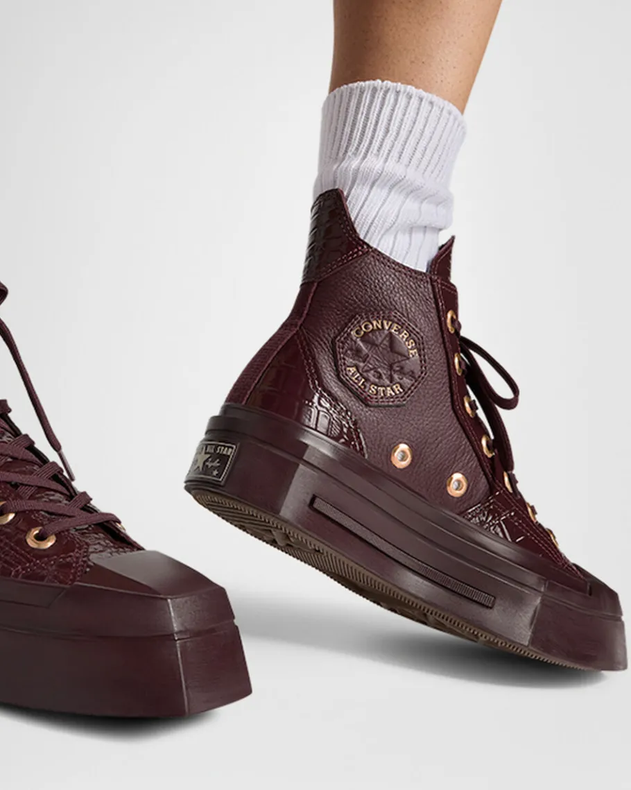 Converse Chuck 70 De Luxe Squared Leather*Mujer Corte Alto | Tacón/Cuña