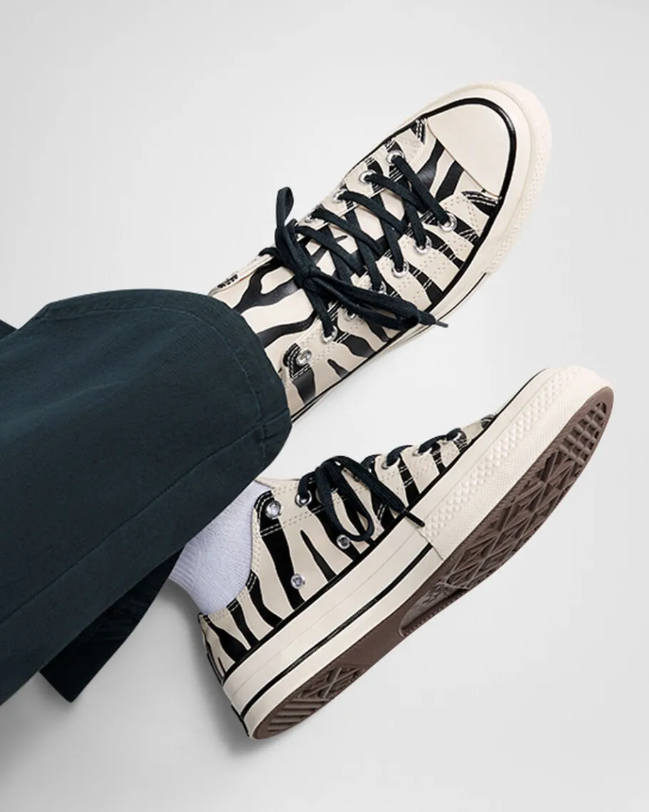 Converse Chuck 70 Glow-In-The-Dark Zebra Print*Mujer Corte Bajo | Corte Bajo