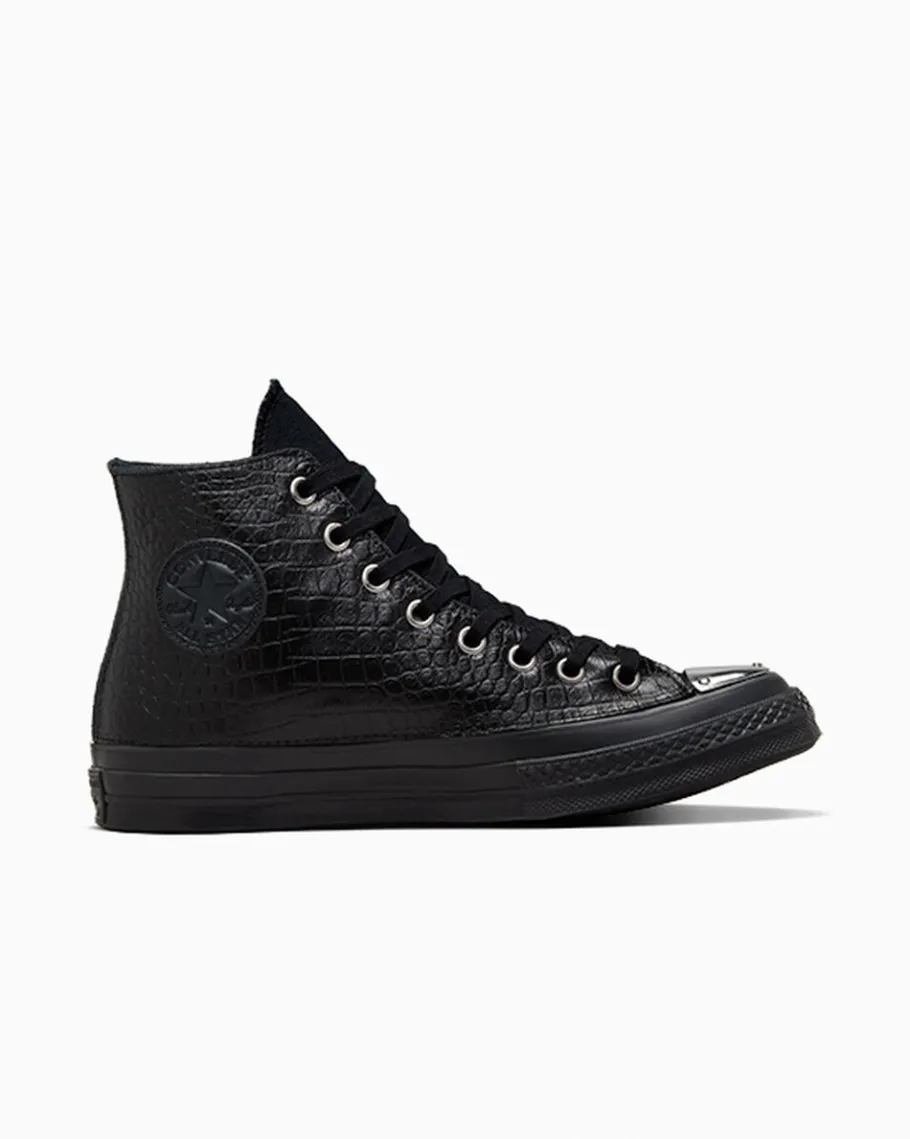 Converse Chuck 70 LTD Mono Black Premium Leather*Mujer Corte Alto | Corte Alto