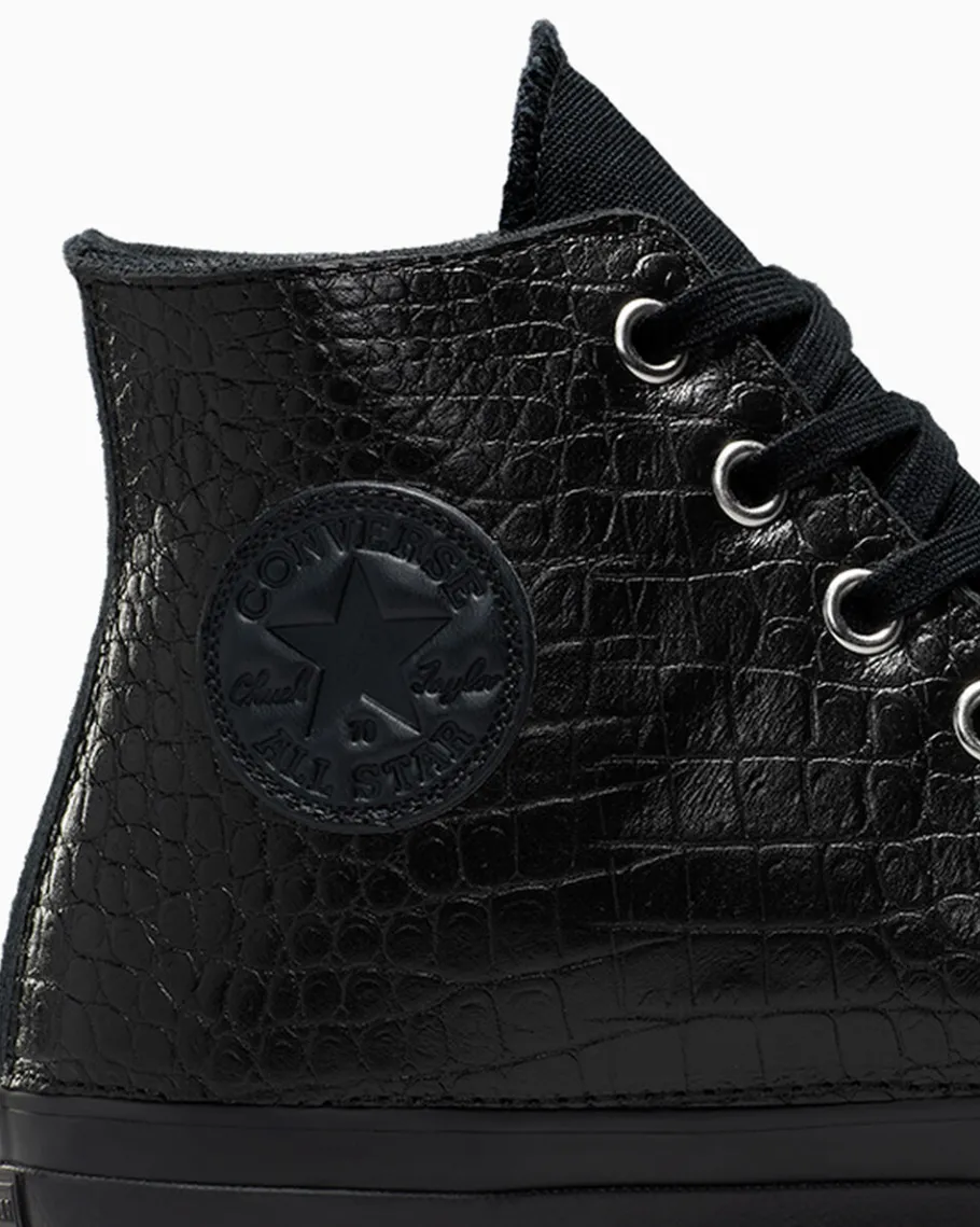 Converse Chuck 70 LTD Mono Black Premium Leather*Mujer Corte Alto | Corte Alto