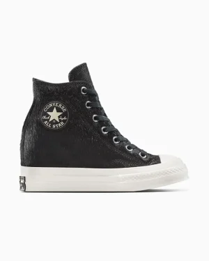 Converse Chuck 70 Wedge Platform Luxe Pony Hair*Mujer Corte Alto | Plataformas