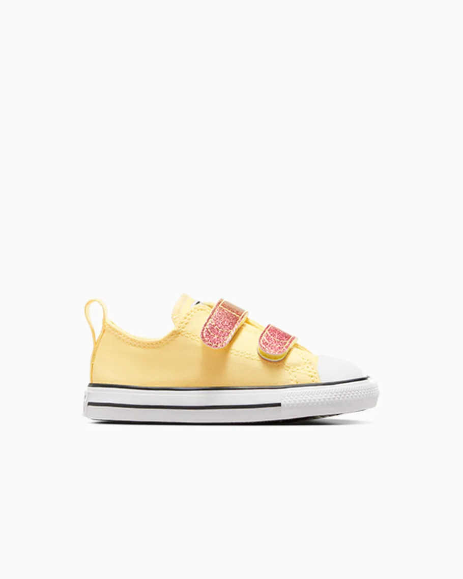 Converse Chuck Taylor All Star Easy On Citrus Glitz*Niños Corte Bajo | Fáciles De Quitar Y De Poner