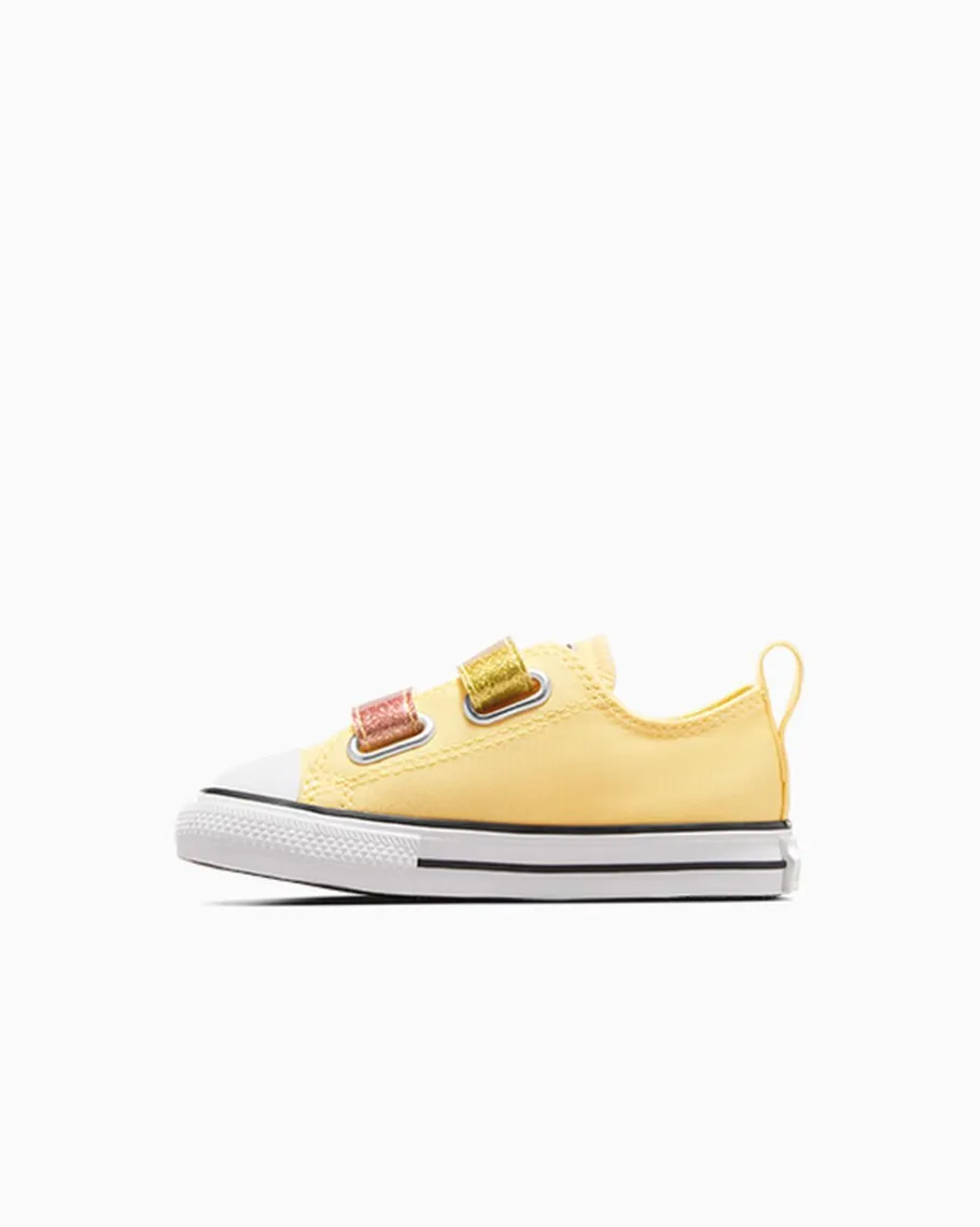 Converse Chuck Taylor All Star Easy On Citrus Glitz*Niños Corte Bajo | Fáciles De Quitar Y De Poner
