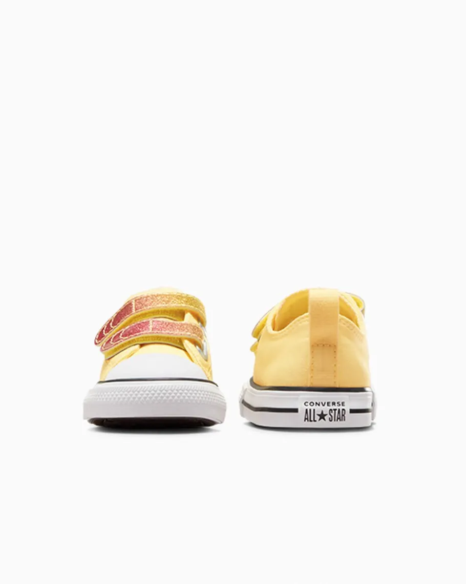 Converse Chuck Taylor All Star Easy On Citrus Glitz*Niños Corte Bajo | Fáciles De Quitar Y De Poner