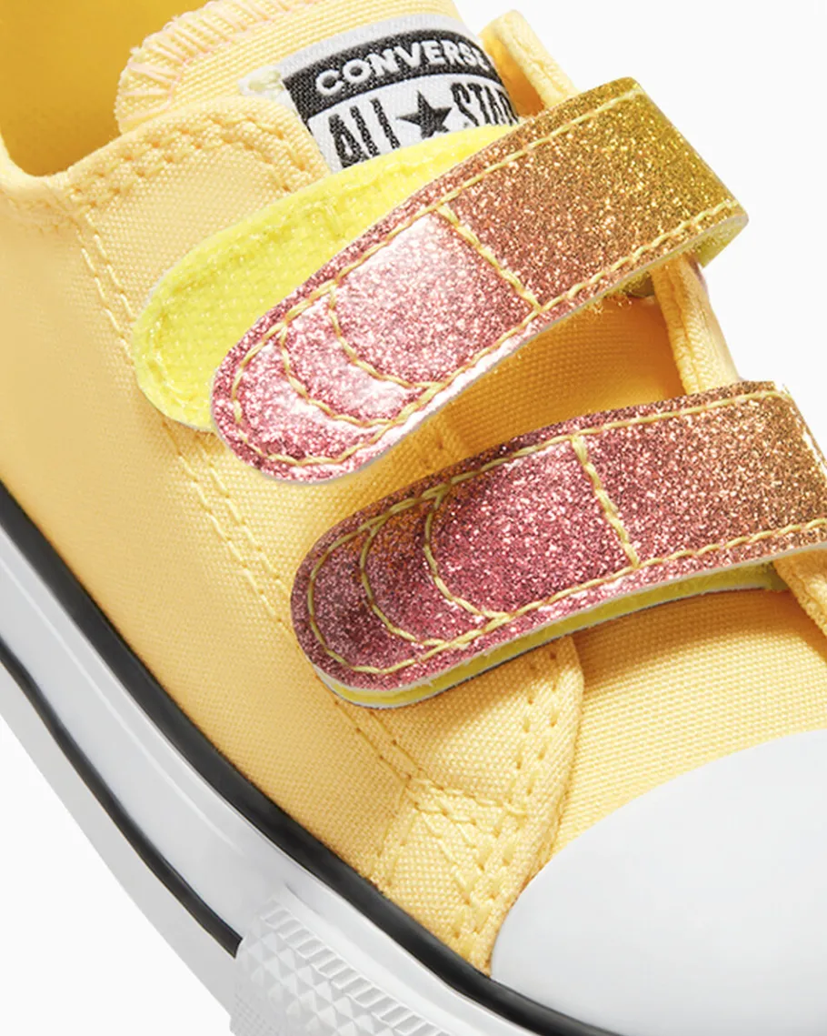 Converse Chuck Taylor All Star Easy On Citrus Glitz*Niños Corte Bajo | Fáciles De Quitar Y De Poner