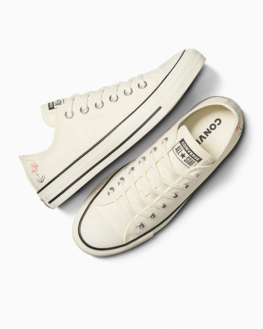 Converse Chuck Taylor All Star Embroidered Little Flowers*Mujer Corte Bajo