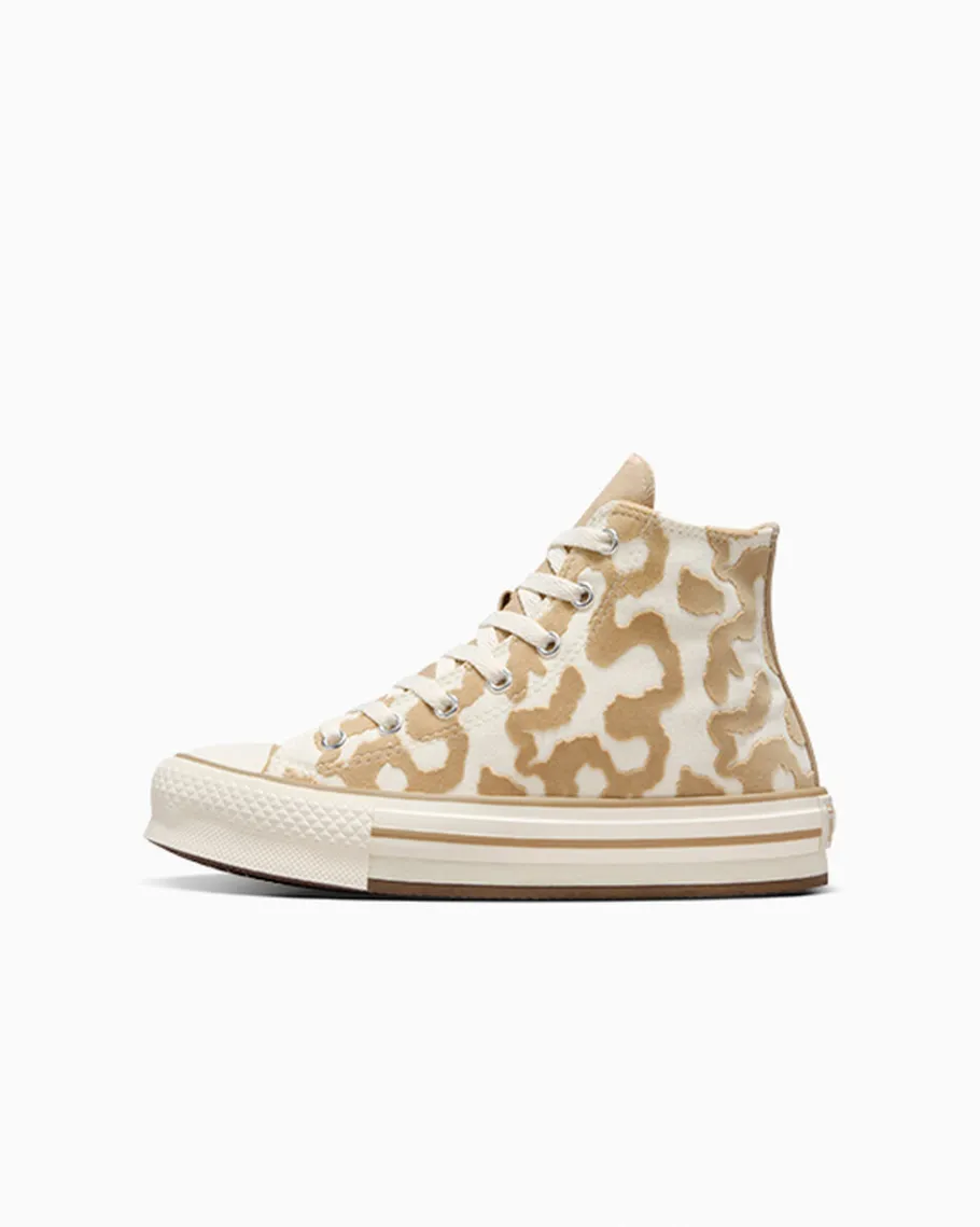 Converse Chuck Taylor All Star EVA Lift Leopard*Niños Niños (8-12 Años) | Niña
