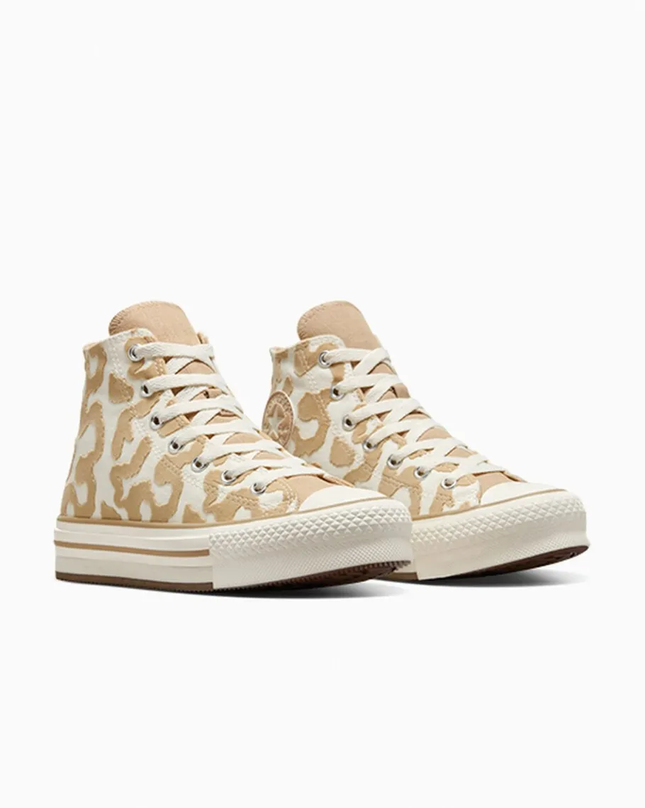 Converse Chuck Taylor All Star EVA Lift Leopard*Niños Niños (8-12 Años) | Niña