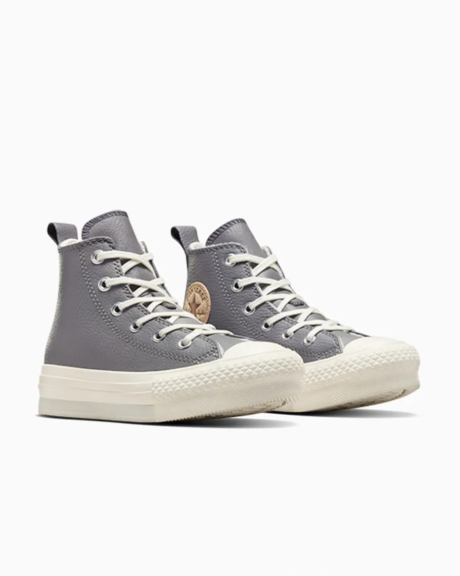 Converse Chuck Taylor All Star EVA Lift Platform Fleece-Lined Leather*Niños Niña | Botas