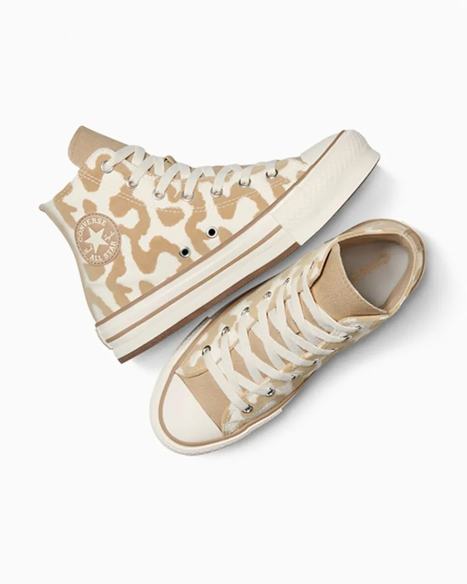 Converse Chuck Taylor All Star EVA Lift Leopard*Niños Niños (8-12 Años) | Niña