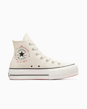 Converse Chuck Taylor All Star Lift Platform Little Flowers*Mujer Corte Alto | Plataformas