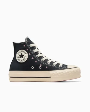Converse Chuck Taylor All Star Lift Platform Embroidered Stars*Mujer Corte Alto | Plataformas