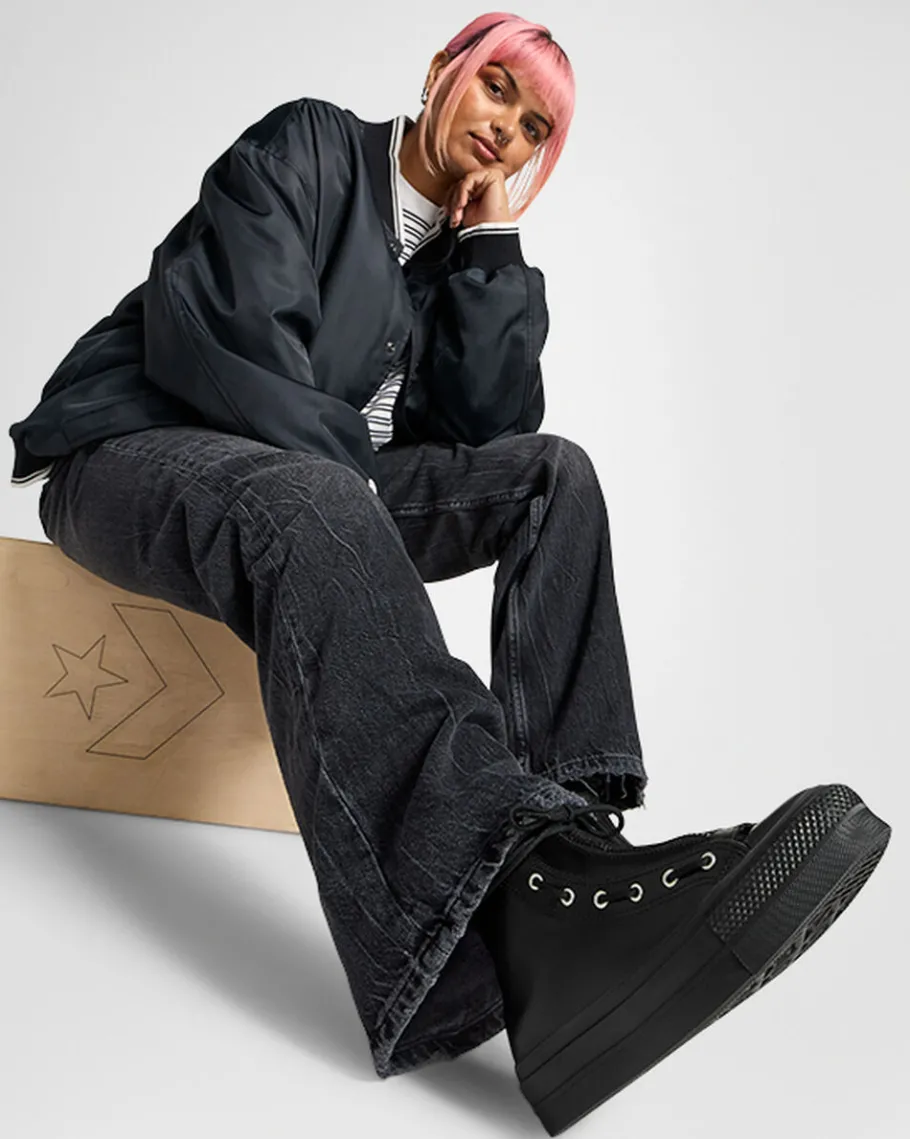 Converse Chuck Taylor All Star Lift Platform Leather*Mujer Corte Alto | Plataformas