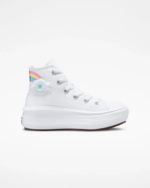 Converse Chuck Taylor All Star Move Platform Rainbow Cloud*Niños Niños (8-12 Años)