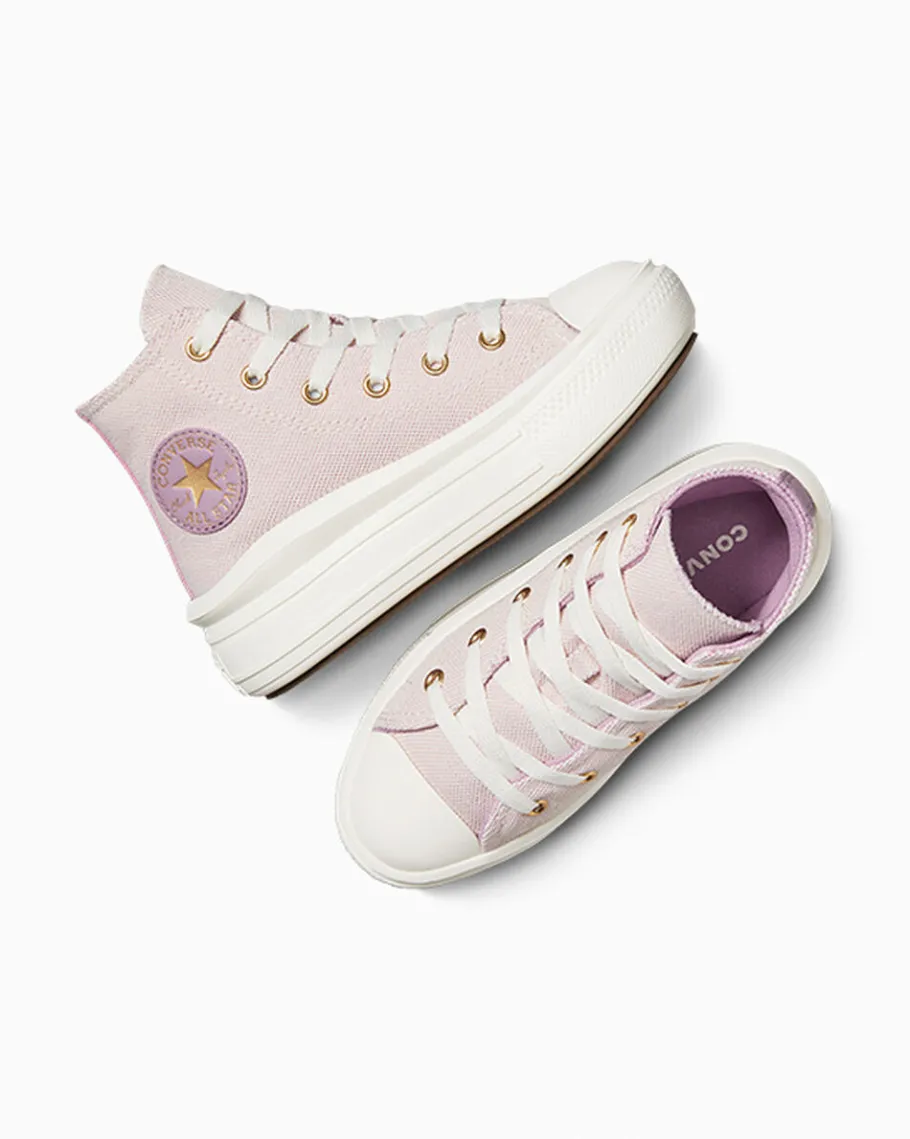 Converse Chuck Taylor All Star Move Platform Gold Luxe*Niños Niños Pequeños (4-8 Años) | Niña