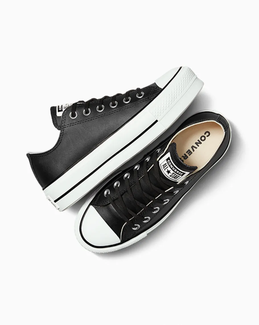 Converse Chuck Taylor All Star Platform Clean Leather*Mujer Corte Bajo | Corte Alto