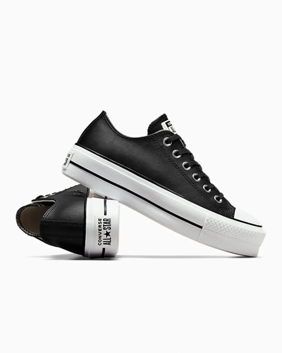 Converse Chuck Taylor All Star Platform Clean Leather*Mujer Corte Bajo | Corte Alto