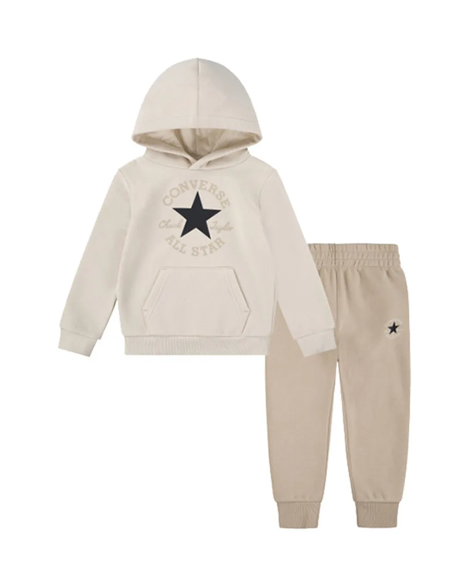 Converse Chuck Taylor Patch Hoodie and Jogger Set*Niños Partes De Arriba Y Camisetas