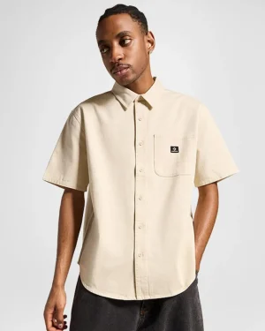 Converse Woven Short Sleeve Shirt*Hombre Partes De Arriba Y Camisetas