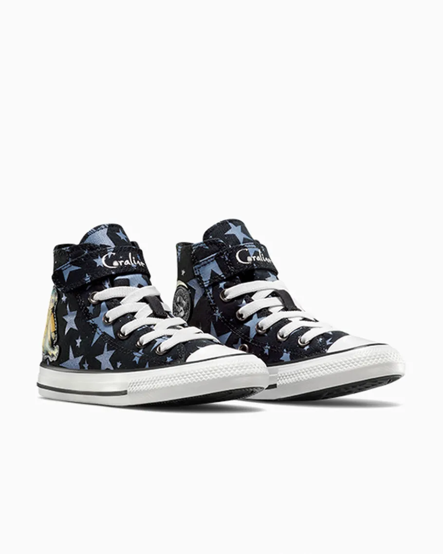 Converse x Coraline Chuck Taylor All Star Easy On*Niños Corte Alto | Niños Pequeños (4-8 Años)