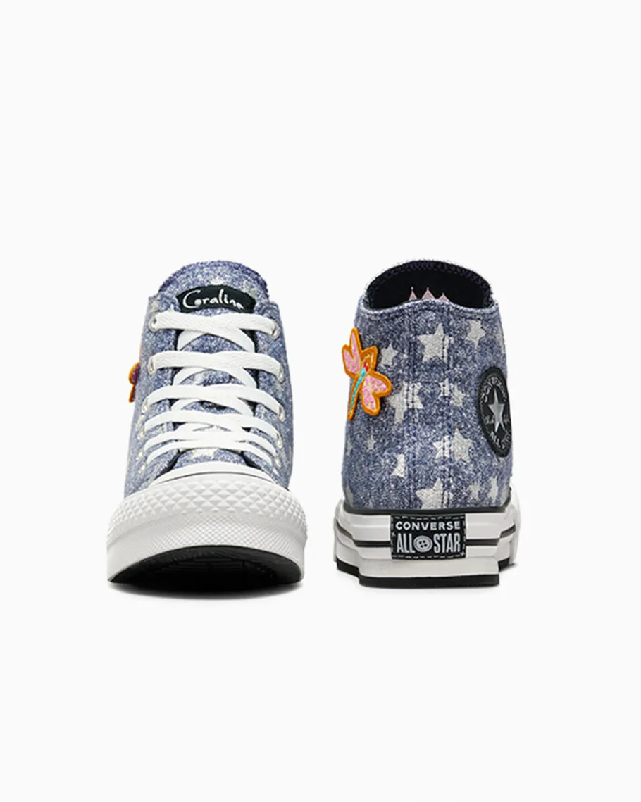 Converse x Coraline Chuck Taylor All Star EVA Lift Platform*Niños Niños Pequeños (4-8 Años) | Corte Alto