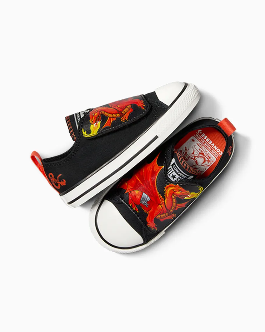 Converse x Dungeons & Dragons Chuck Taylor All Star One Strap*Niños Corte Bajo | Fáciles De Quitar Y De Poner