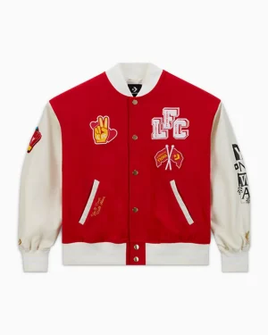 Converse x LFC Woven Varsity Jacket*Mujer Chaquetas Y Sudaderas | Partes De Arriba Y Camisetas