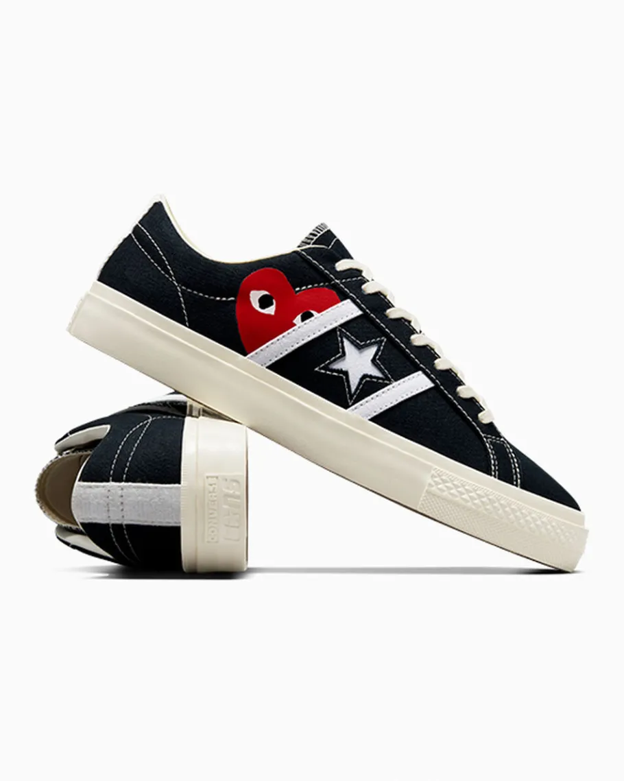 Converse x PLAY Comme des Garçons One Star Academy Pro*Mujer Corte Bajo