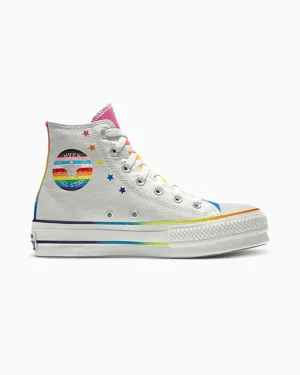 Converse Custom Chuck Taylor All Star Lift Platform Pride By You*Mujer Plataformas | Corte Bajo