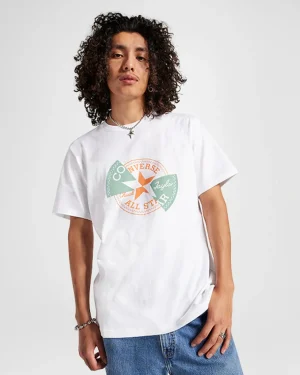 Converse Distorted Patch T-Shirt*Hombre Partes De Arriba Y Camisetas