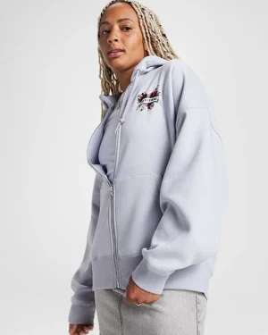 Converse Heart Tattoo Full-Zip Oversized Hoodie*Mujer Chaquetas Y Sudaderas