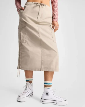 Converse Long Woven Cargo Skirt*Mujer Pantalones Largos Y Cortos