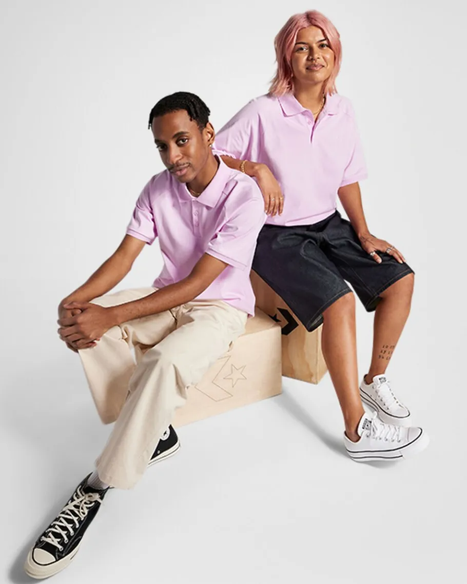 Converse Marquis Polo Shirt*Hombre Partes De Arriba Y Camisetas