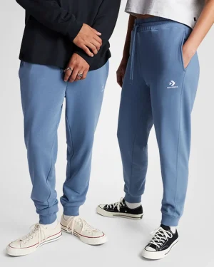 Converse Pantalones de chándal de ajuste estándar Go-To Embroidered Star Chevron*Hombre Pantalones Largos Y Cortos