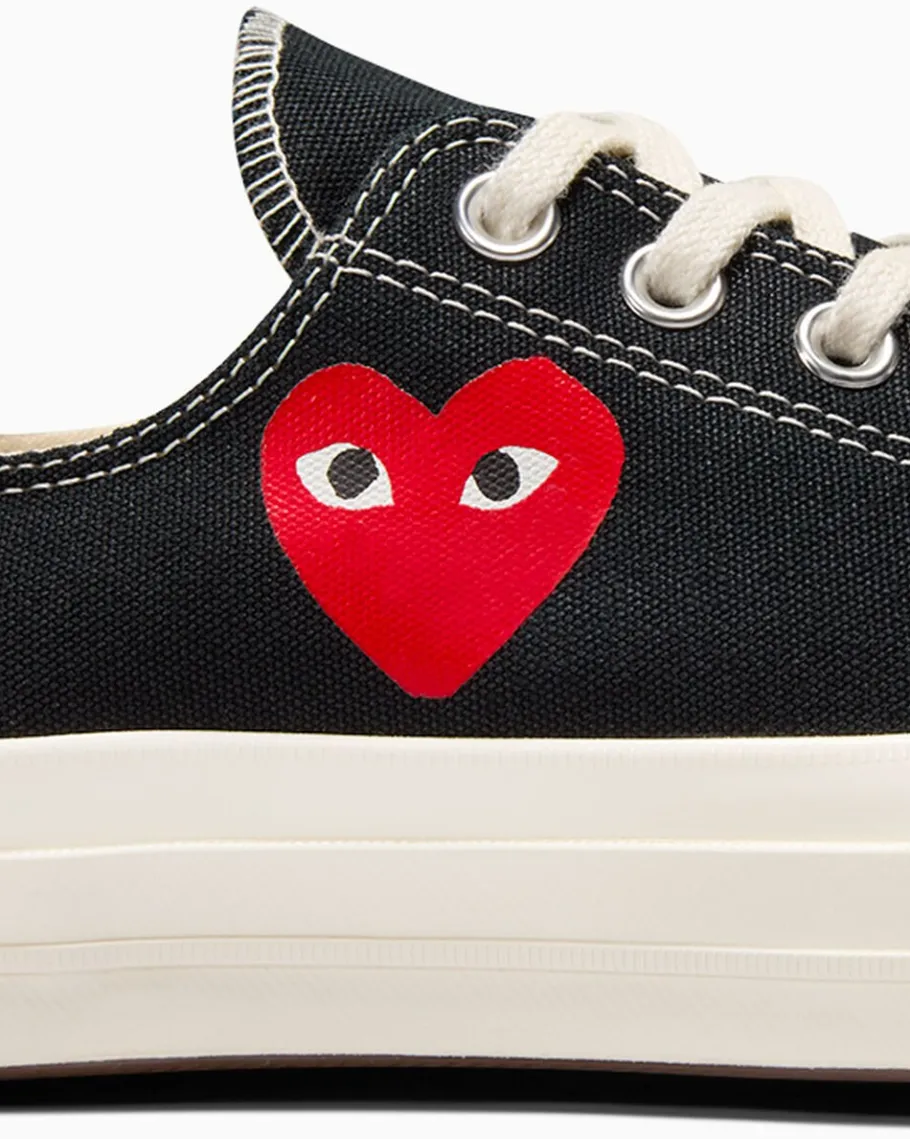 Converse PLAY Comme des Garçons Single Heart Chuck 70*Mujer Corte Bajo | Corte Bajo