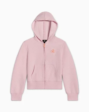 Converse Pointelle Full Zip Hoodie*Niños Partes De Arriba Y Camisetas
