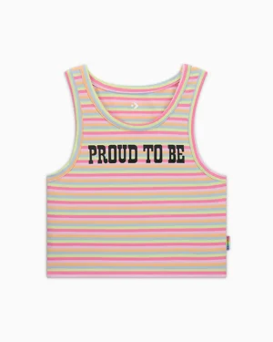 Converse Proud To Be Cropped Tank Top*Hombre Partes De Arriba Y Camisetas