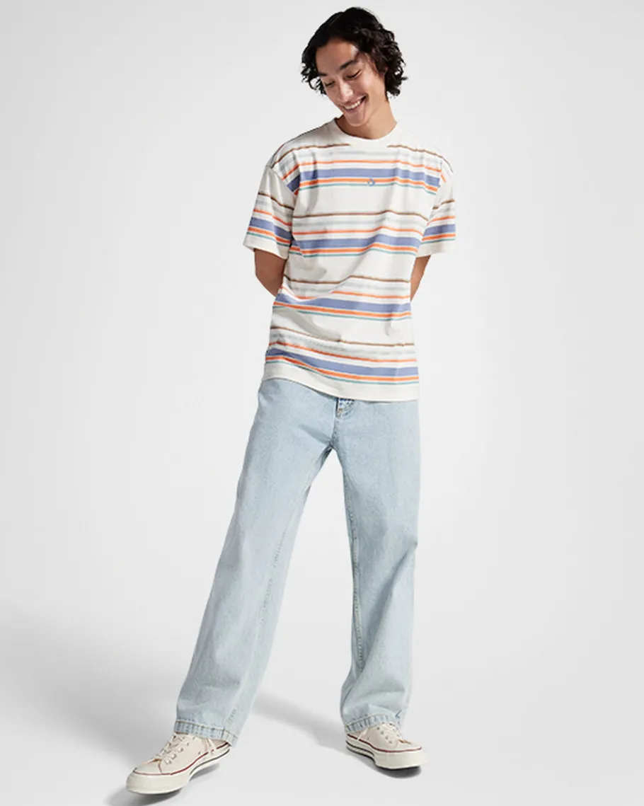 Converse Striped Loose-Fit T-Shirt*Hombre Partes De Arriba Y Camisetas