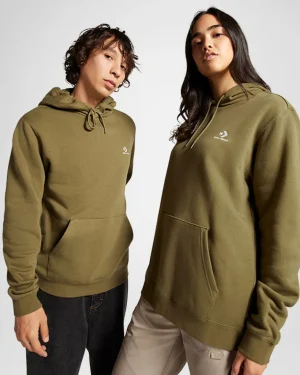 Converse Sudadera con capucha de tejido Fleece y ajuste estándar Go-To Embroidered Star Chevron*Hombre Partes De Arriba Y Camisetas | Chaquetas Y Sudaderas