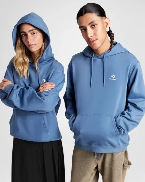 Converse Sudadera con capucha de tejido Fleece y ajuste estándar Go-To Embroidered Star Chevron*Hombre Chaquetas Y Sudaderas | Partes De Arriba Y Camisetas