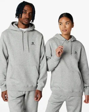 Converse Sudadera con capucha de tejido Fleece y ajuste estándar Go-To Embroidered Star Chevron*Hombre Partes De Arriba Y Camisetas | Chaquetas Y Sudaderas