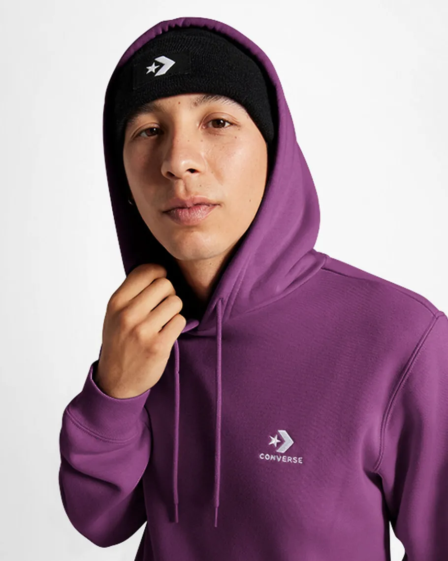 Converse Sudadera con capucha de tejido Fleece y ajuste estándar Go-To Embroidered Star Chevron*Hombre Partes De Arriba Y Camisetas | Chaquetas Y Sudaderas